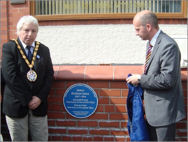 James Dickson Innes Blue Plaque Unveiling James Dickson Innes Blue Plaque Unveiling