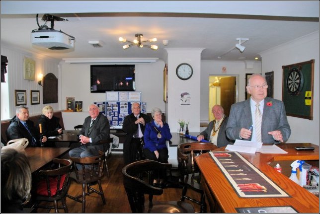 Mr V.B.Hitchman JP Chairman introducing proceedings Mr V.B.Hitchman JP Chairman introducing proceedings