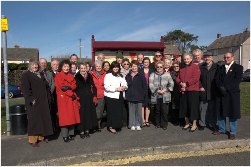 Unveiling of Bryn and Gelli Interpretive Panel 6th March 2015 Unveiling of Bryn and Gelli Interpretive Panel 6th March 2015