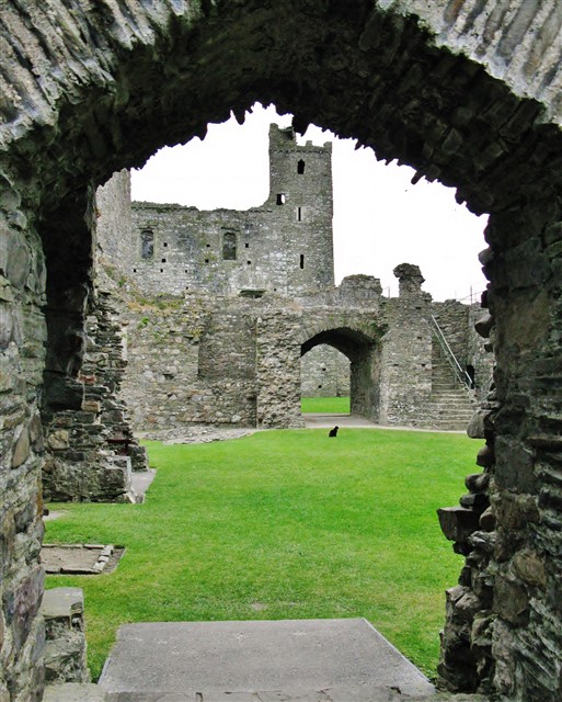 Kidwelly Castle View into Inner Ward Kidwelly Castle View into Inner Ward
