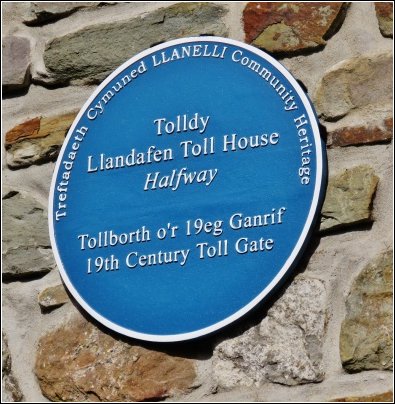 Unveiling of Llandafen Toll House Blue Plaque Unveiling of Llandafen Toll House Blue Plaque