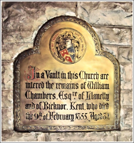 William Chambers Snr. memorial plaque