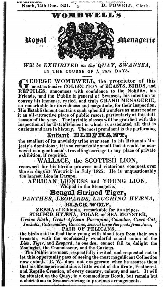 Wombwell's Royal Menagerie Wombwell's Royal Menagerie