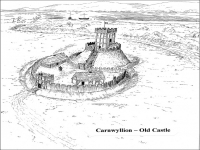 Carnwyllion Castle sketch