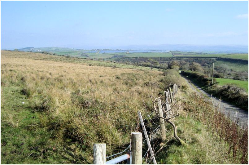 Mynydd Sylen field on which one bomb landed Mynydd Sylen field on which one bomb landed