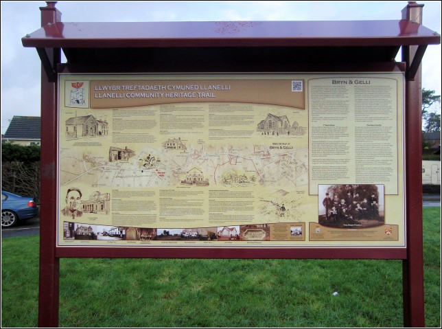 Installing Bryn & Gelli Interpretive Panel Installing Bryn & Gelli Interpretive Panel