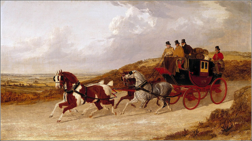 The Edinburgh and London Royal Mail by John Frederick Herring Sr