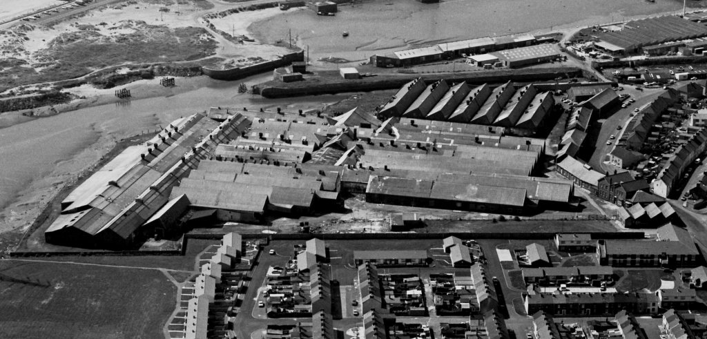 Seaside ~ Aerial photo of Seaside Lanelli 1979/80 Seaside ~ Aerial photo of Seaside Lanelli 1979/80
